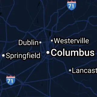 Franklin County, OH Map