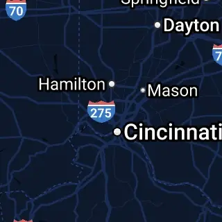 Hamilton County, OH Map