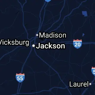 Rankin County, MS Map