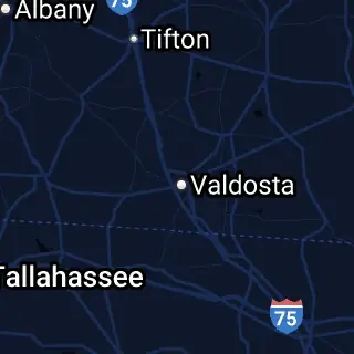 Lowndes County, GA Map