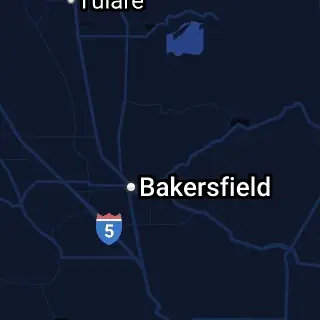 Kern County, CA Map