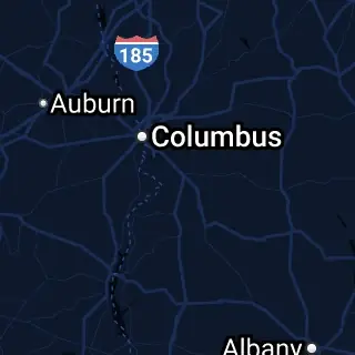 Chattahoochee County, GA Map