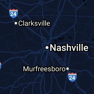 Davidson County, TN Map