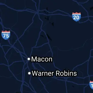 Baldwin County, GA Map
