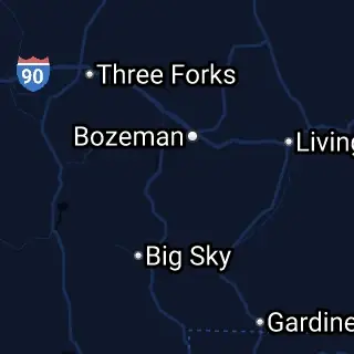 Gallatin County, MT Map