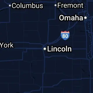 Lancaster County, NE Map
