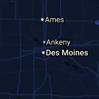 Polk County, IA Map