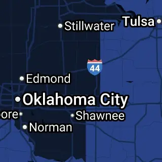 Lincoln County, OK Map