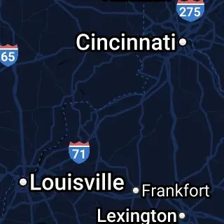 Carroll County, KY Map