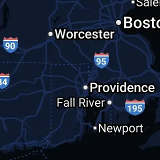 Providence County, RI Map