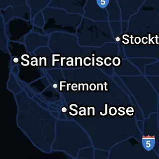 Alameda County, CA Map