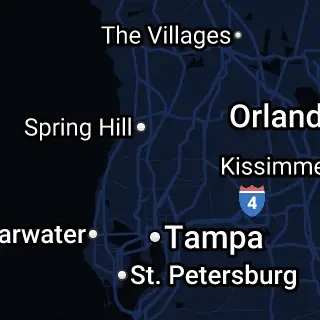 Pasco County, FL Map