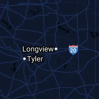 Gregg County, TX Map