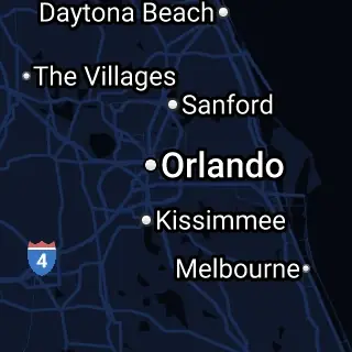 Orange County, FL Map
