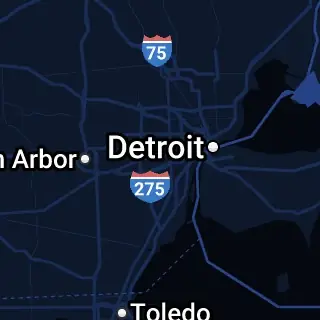 Wayne County, MI Map