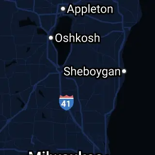 Fond du Lac County, WI Map