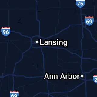 Ingham County, MI Map