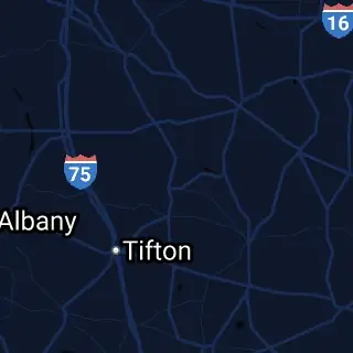 Ben Hill County, GA Map