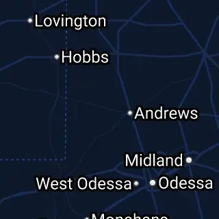 Andrews County, TX Map