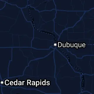 Dubuque County, IA Map