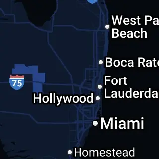 Broward County, FL Map