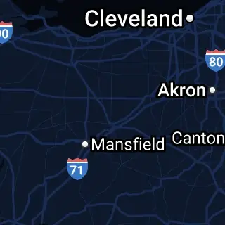 Ashland County, OH Map