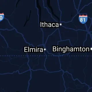 Chemung County, NY Map