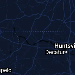 Lauderdale County, AL Map