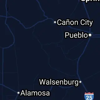 Custer County, CO Map
