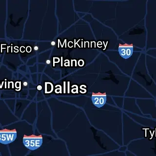 Rockwall County, TX Map