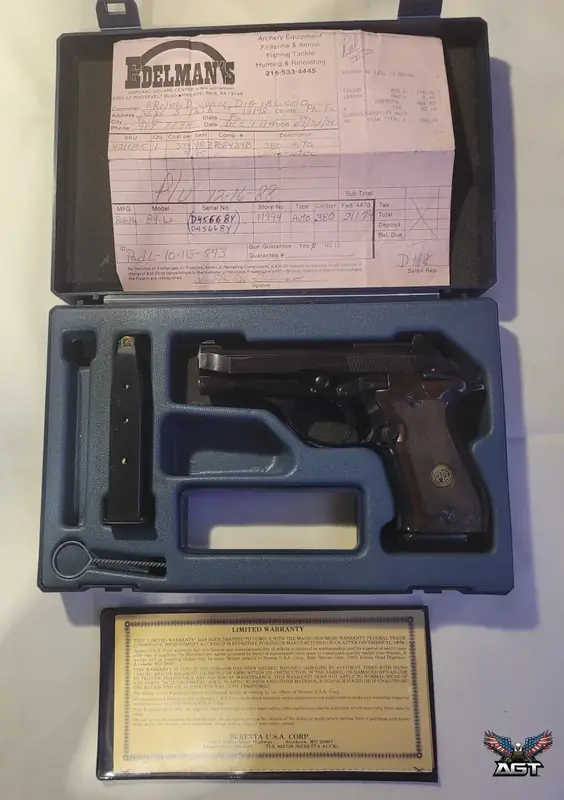 Used · 1987 Cheetah Beretta 84BB – COMPLETE ORIGINAL KIT - Walnut Grips, GOOD Condition · .380 ACP · Broomall, PA · photo 6 of 9