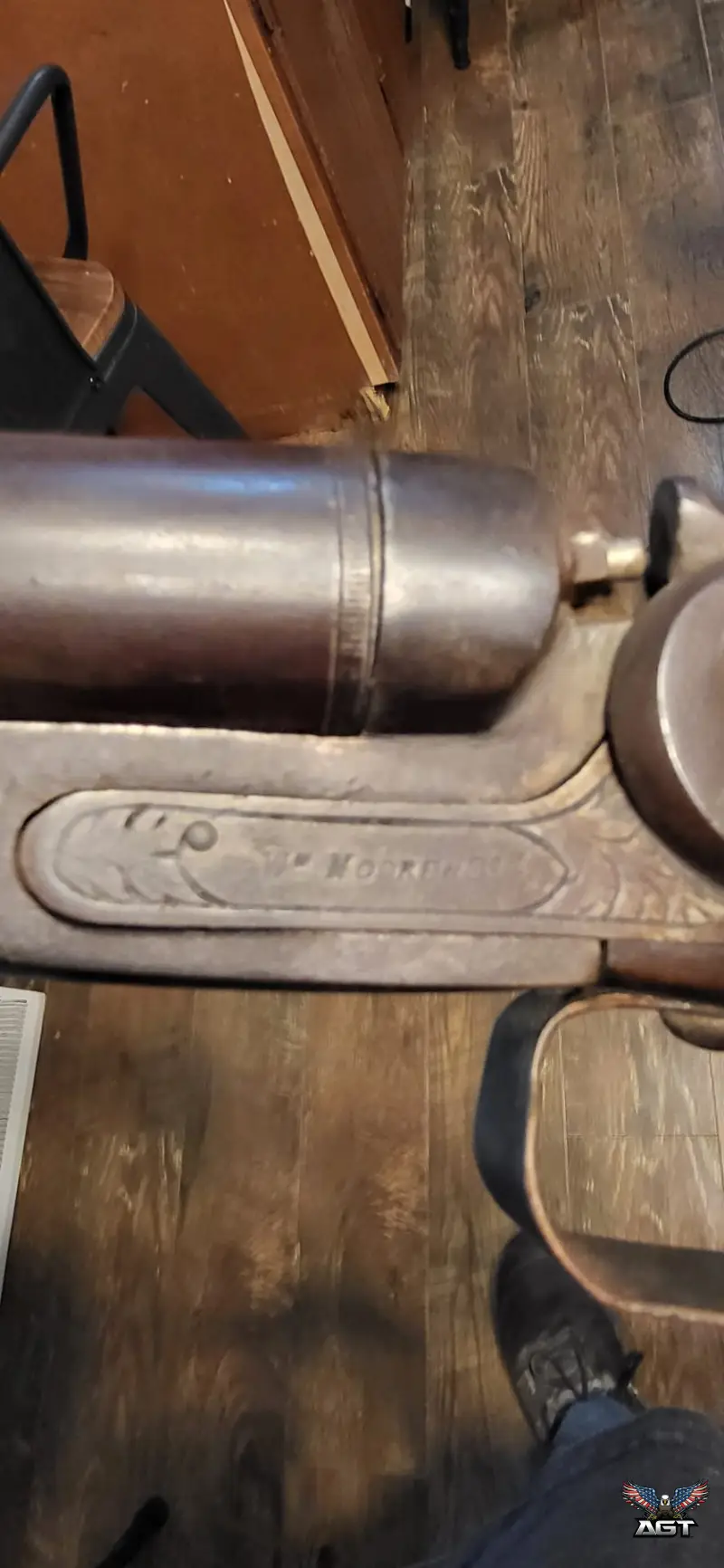 Used · Double barrel wall hanger · 12 Gauge · Wm. Moore and Co. · Mechanicsburg, IL · photo 3 of 3