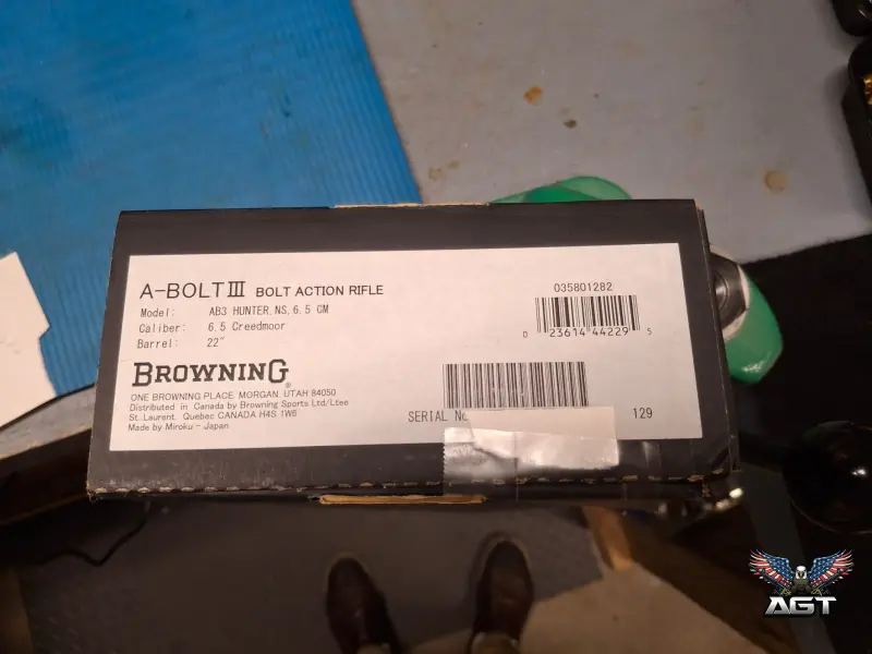 Like New · Browning AB3 Hunter · 6.5 Creedmoor · Roselawn, IN · photo 3 of 6